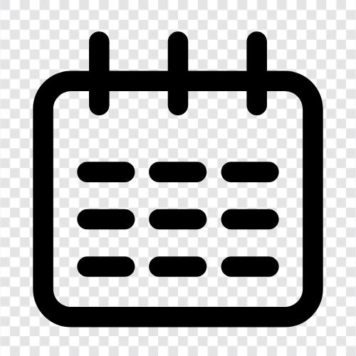 KalenderApp, Termine, TodoListe, Kalender symbol