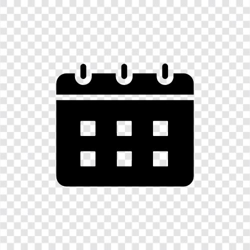 Kalender, Zeitplan, Termine, Tagebuch symbol