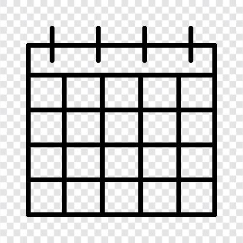 Kalender, Planer, Todo, Termine symbol