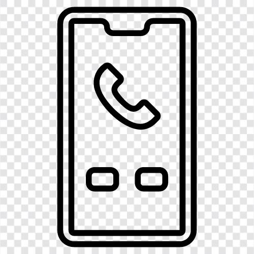 call, call on smartphone, phone call, cell phone call icon svg