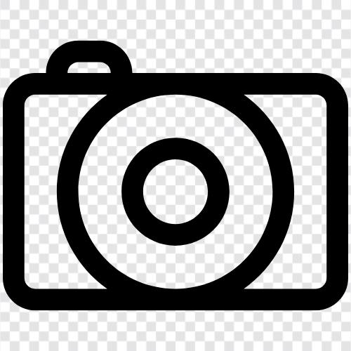 Camera app, Camera software, Camera hardware, Camera accessories icon svg