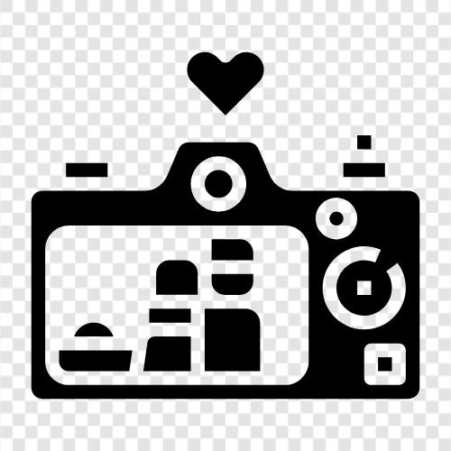 Camera app, Camera equipment, Camera specifications, Camera software icon svg