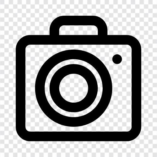 KameraApp, Kameraobjektiv, KameraSensor, KameraSoftware symbol