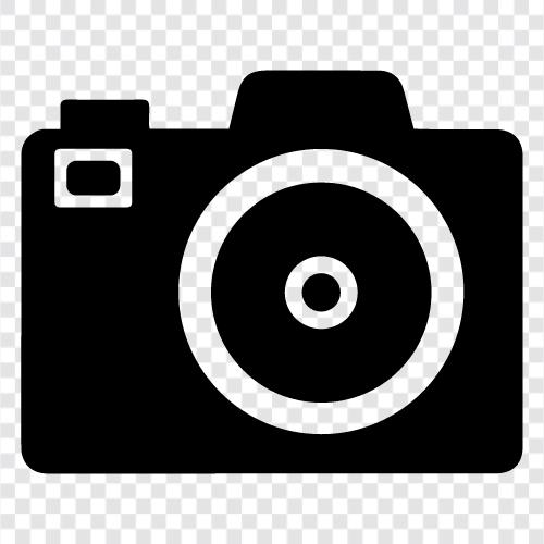 Kamera, Kameraausrüstung, Kamerazubehör, Kameralinsen symbol