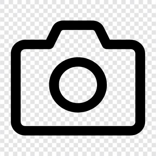 camera equipment, DSLR camera, mirrorless camera, digital camera icon svg