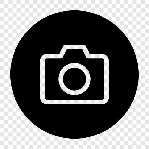 Kameraausrüstung, Fotografie, Kamerasoftware, digitale Fotografie symbol