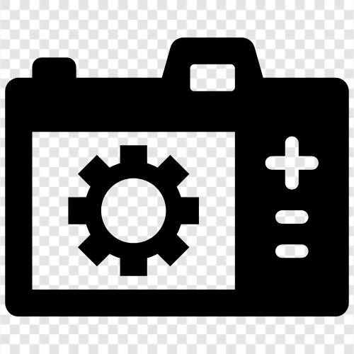 camera settings, camera adjustment, camera settings for portrait, camera settings for landscape icon svg