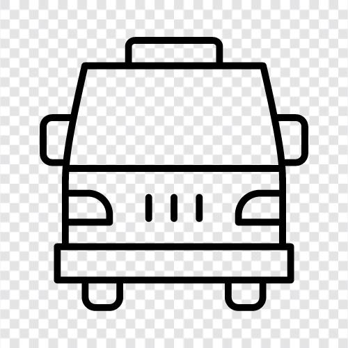 Camping, Transporter, Reisen, Vermietung symbol