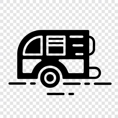 Wohnwagen, Wohnmobile, Reisemobil symbol