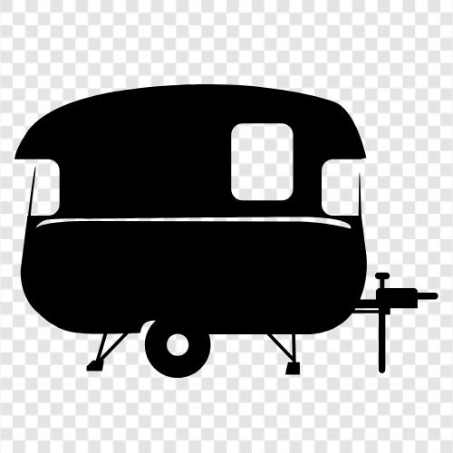 camping, recreational vehicle, travel, holidays icon svg