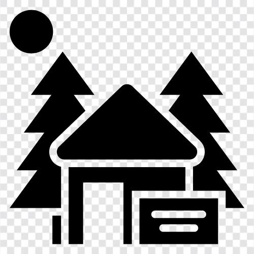 Camping, Campingplatz, Nationalpark, Wildnis symbol