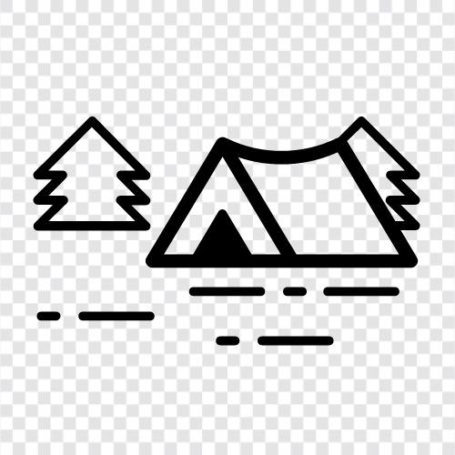 camping tents, family camping tents, camping gear, camping tents for sale icon svg