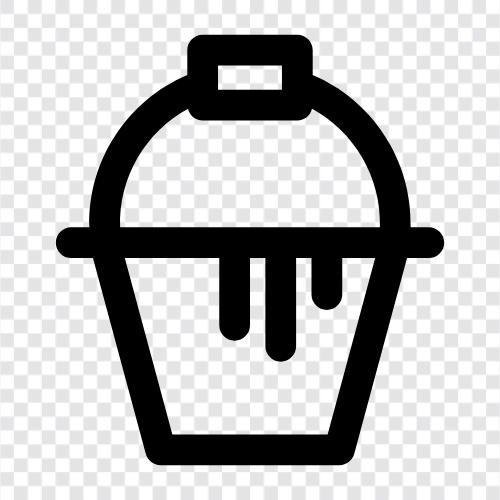 can, paint, bucket, paint can icon svg