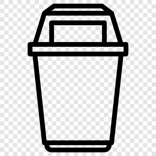 Can, Garbage, Trash, Recycling icon svg