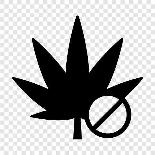 Cannabis, Marihuana, Unkraut, Dagga symbol