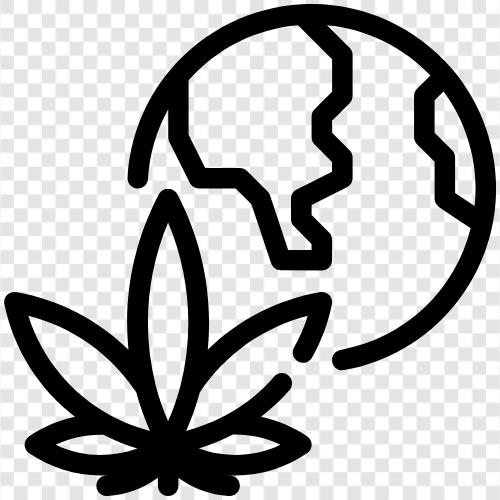 Cannabis, Cannabisindustrie, Cannabisbestände, Cannabis Legalisierung symbol