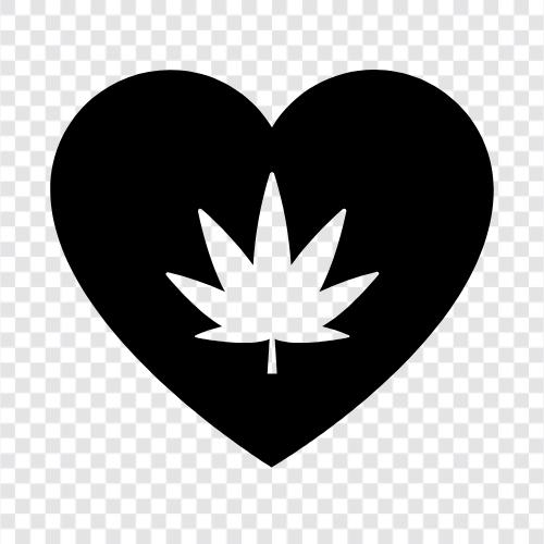 Cannabisgesundheit, Cannabisöl, Cannabisstämme, Cannabis für die Gesundheit symbol