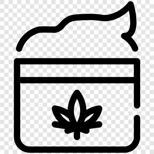 Cannabis Ointment, Cannabis Lotion, Cannabis Balm, Cannabis Rub icon svg