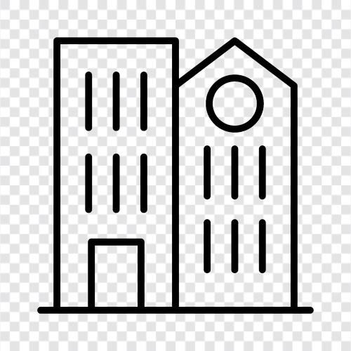 Capital, Cityscape, Urban, Architecture icon svg