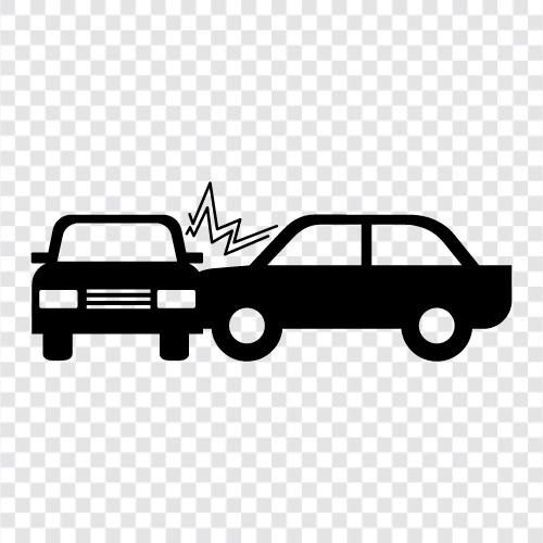 car accident, car crash, truck accident, truck crash icon svg