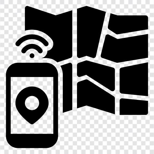 AutoNavigation, MotorradNavigation, Schifffahrt, LKWNavigation symbol