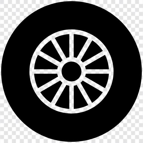 car parts, car wheel Bearings, car wheel Balancing, car wheel icon svg