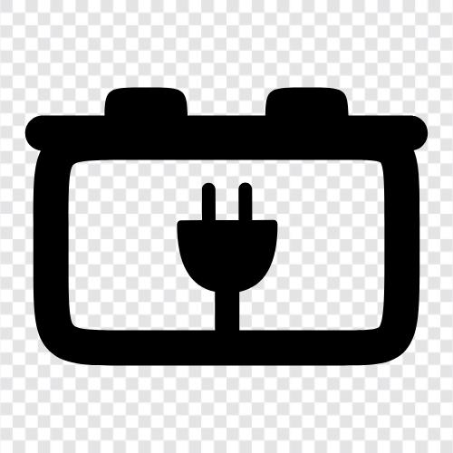 Car Parts, Automotive, Car Battery Charger, Car Battery Test icon svg