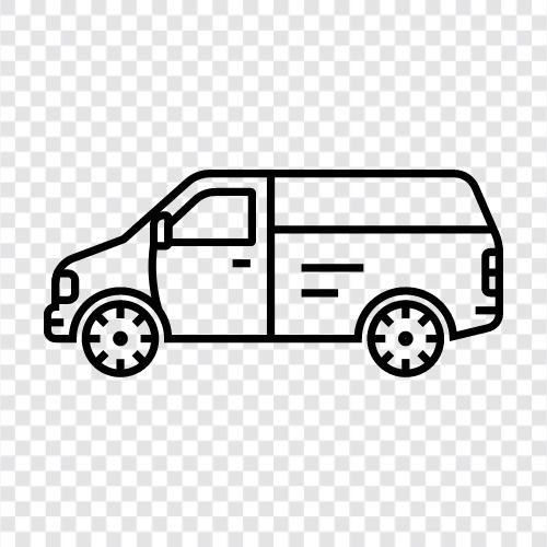 Wohnwagen, Wohnmobil, Fahrzeug, Van symbol