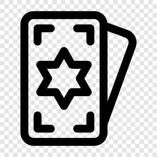 cards, reading, intuition, psychic icon svg