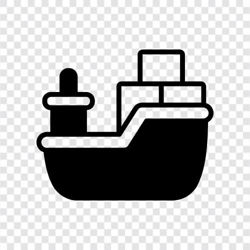 Cargo Ships, Cargo Handling, Cargo Services, Cargo Terminals icon svg