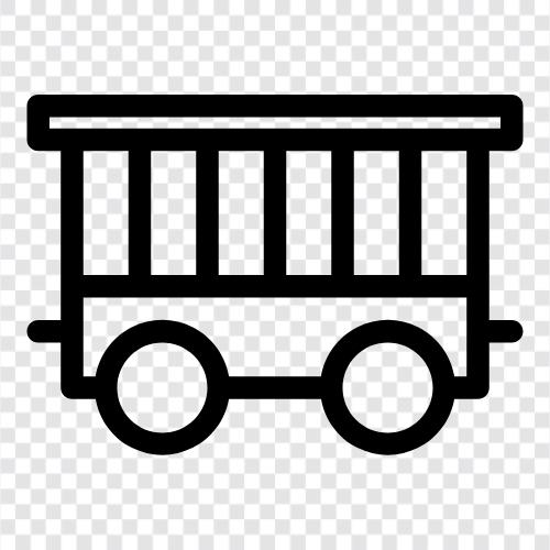 carriage, carriages, carts, vans icon svg