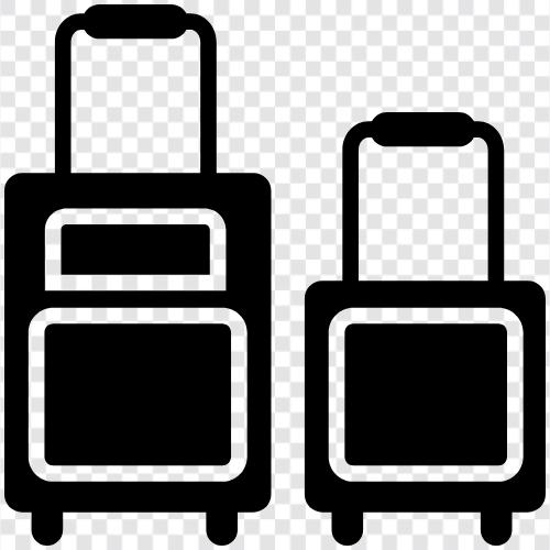 carryon, carryon bag, suitcase, bag icon svg