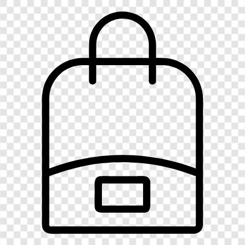 Tragetasche, Koffer, Rucksack, Taschen symbol