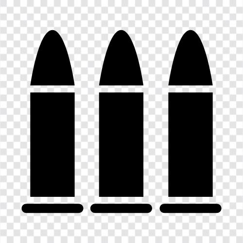 cartridge, ammunition, firearms, shooting icon svg