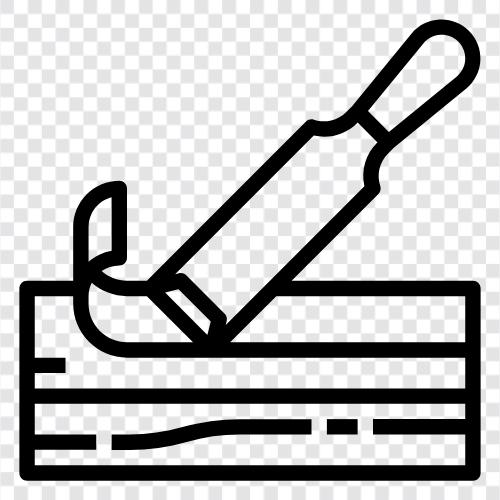 carving chisels, carving knives, carving saws, woodworking ch icon svg