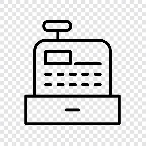 Cash Handling, Cash Register Software, Point of Sale, Point of Sale Software icon svg