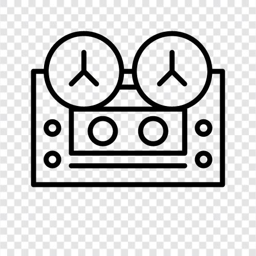 cassette tape, music, music cassette, cassette player icon svg