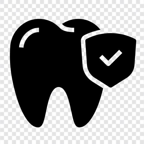 cavity prevention, toothpaste, dental floss, brushing teeth icon svg