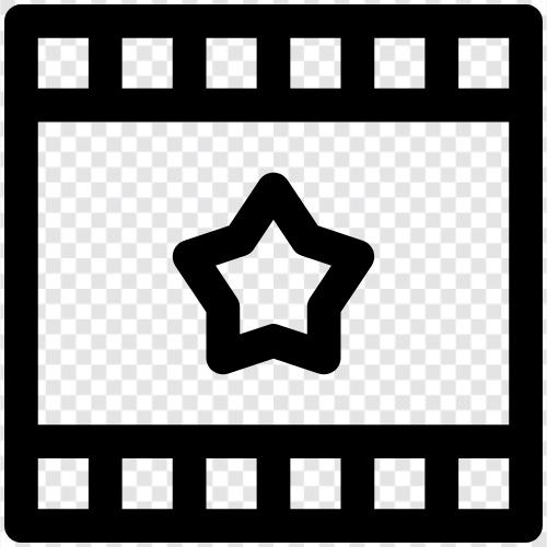 berühmtheit, film, filmstars, schauspielerinnen symbol