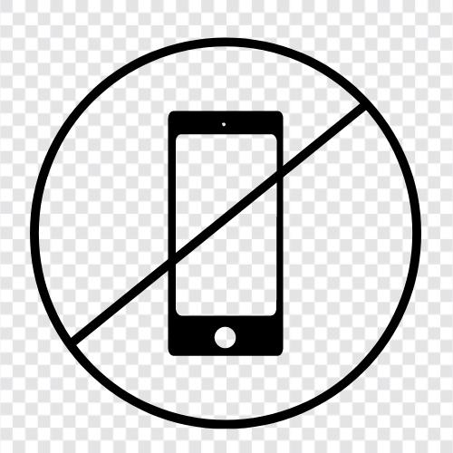 cell phone not allowed, no phone in the, no phone allowed icon svg