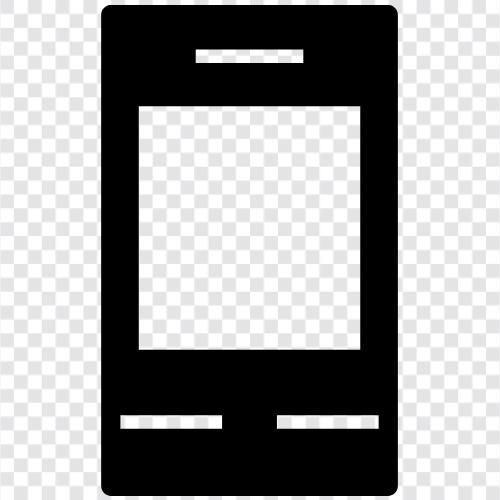 Cell phone, Mobile internet, Mobile apps, Mobile gaming icon svg