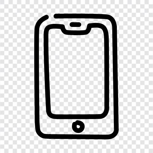 cellphone, phone, mobile, portable icon svg