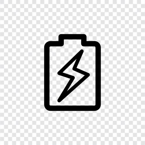 Cells, Capacity, Charging, Chemistry icon svg