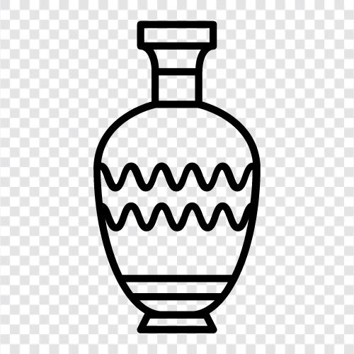 ceramic, pottery, art, decoration icon svg