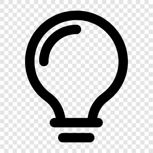 CFL, LED, Enerji, Tasarruf ikon svg