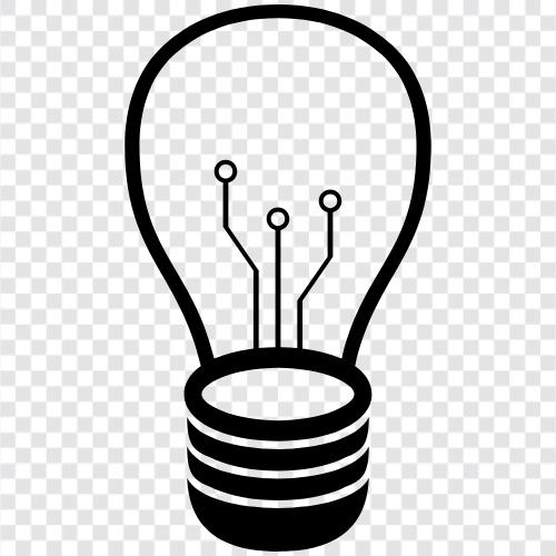 CFL, LED, Energy Saving, Compact Fluorescent Lamp icon svg