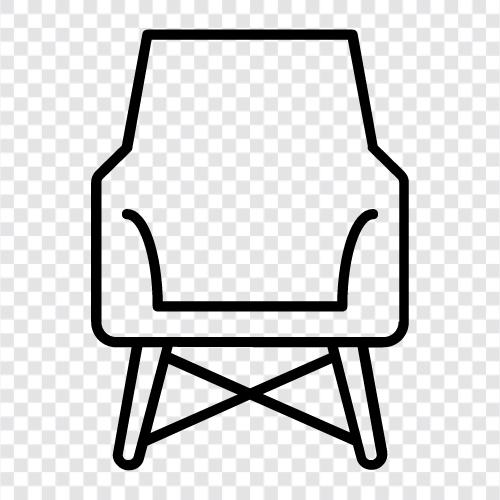 chair, office chair, furniture, chairs icon svg