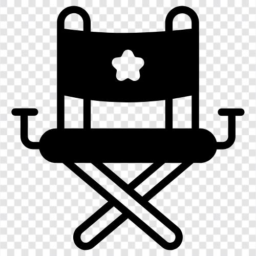 chair, office chair, office chair for studio, studio chair for gaming icon svg