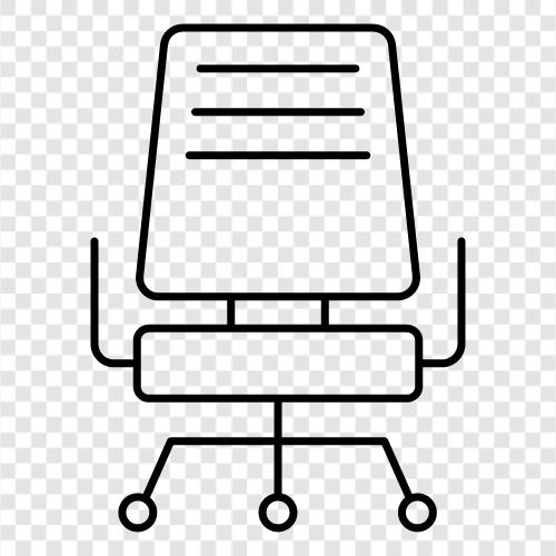 Chairs, Furniture, Office, Home icon svg