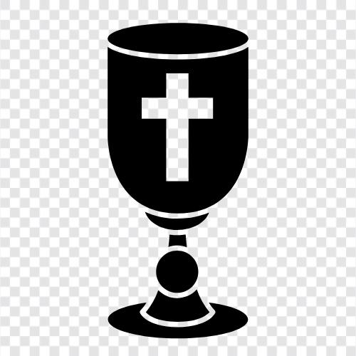 chalices, ceremonial, Catholic, ecclesiastical icon svg